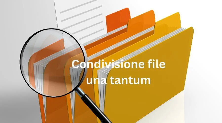 One Time ZIP File Share italian Image